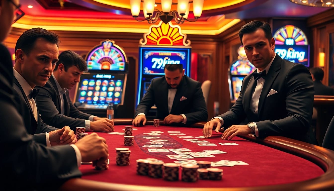 Experience the thrill of betting at 79king with vibrant poker tables and exhilarating games.