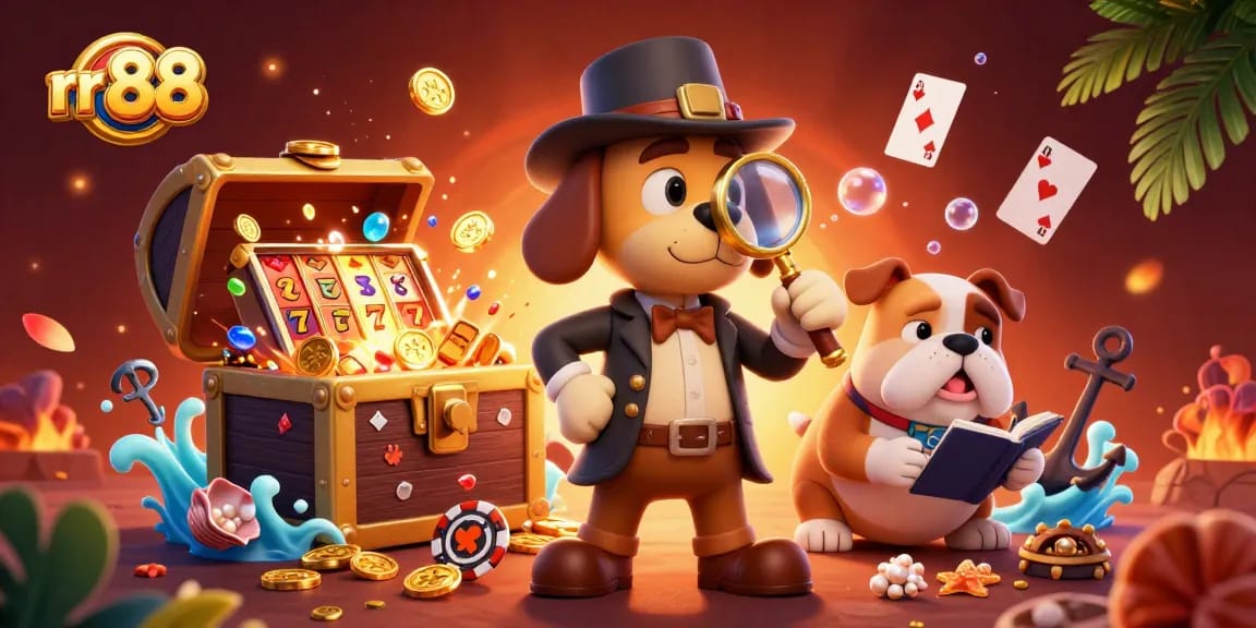 Experience winning with rr 88 as a detective discovers poker clues around a dynamic casino scene.
