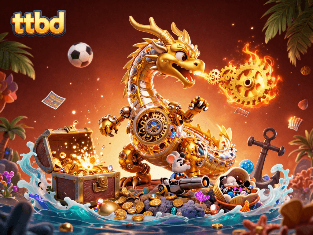 Engage with ttbd sports betting action featuring golden dragon and colorful gems.