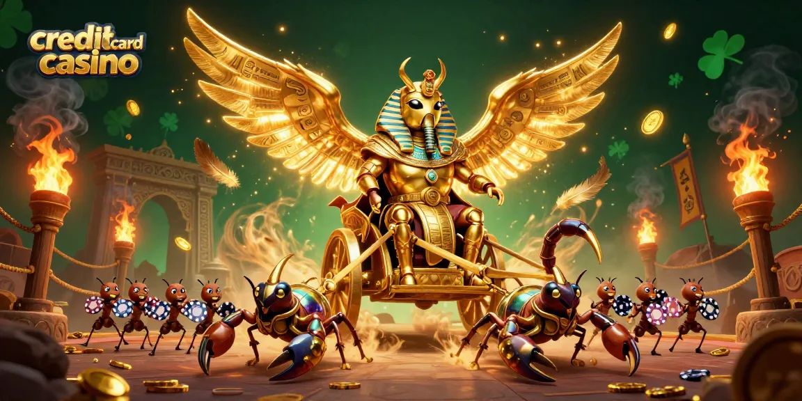 Experience the thrill of a credit card casino with dynamic characters and vibrant gaming elements.