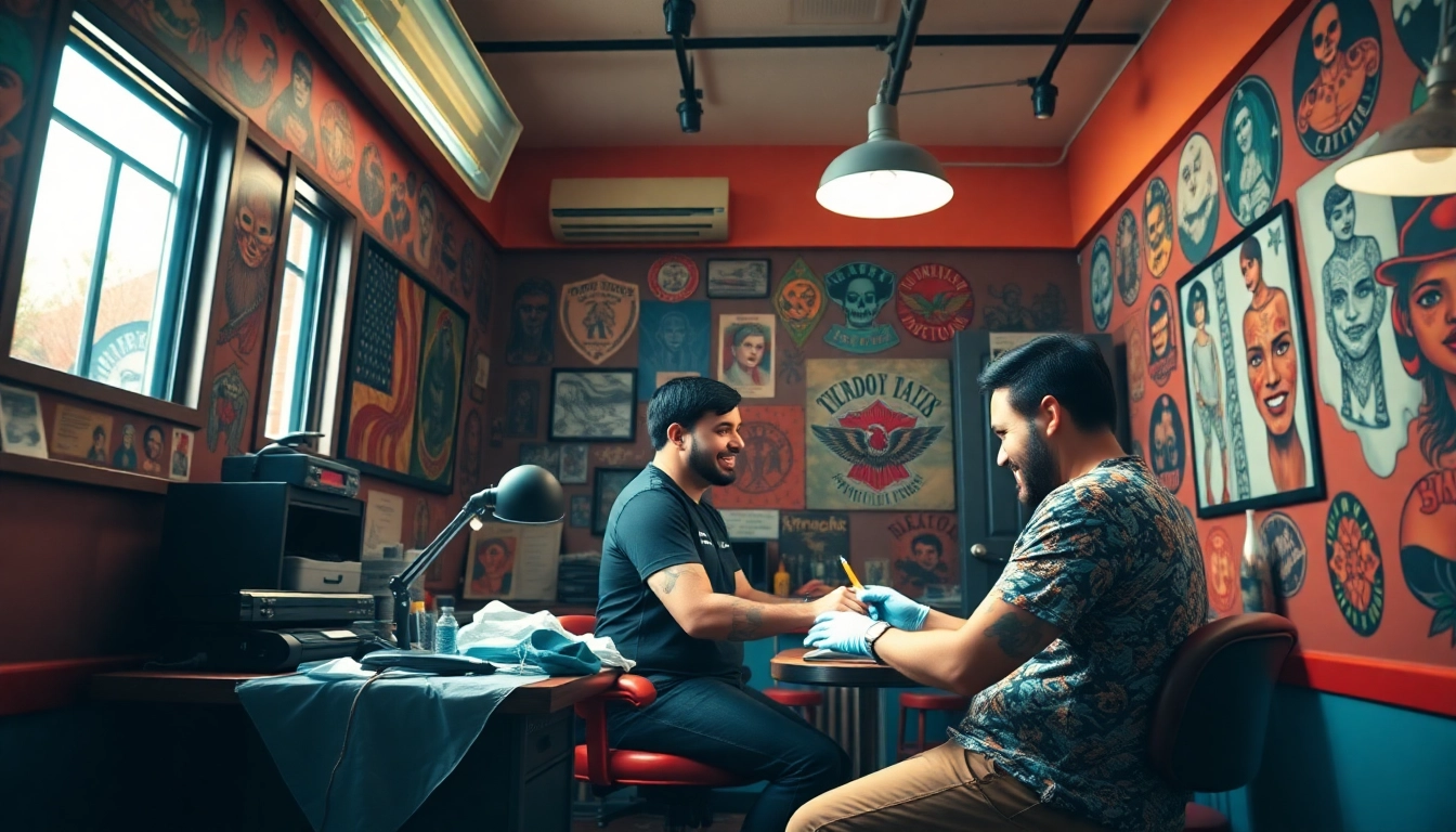 Explore the colorful ambiance of the tattoo parlor at https://89bet.tattoo/ featuring artistic tattoo designs and a friendly atmosphere.