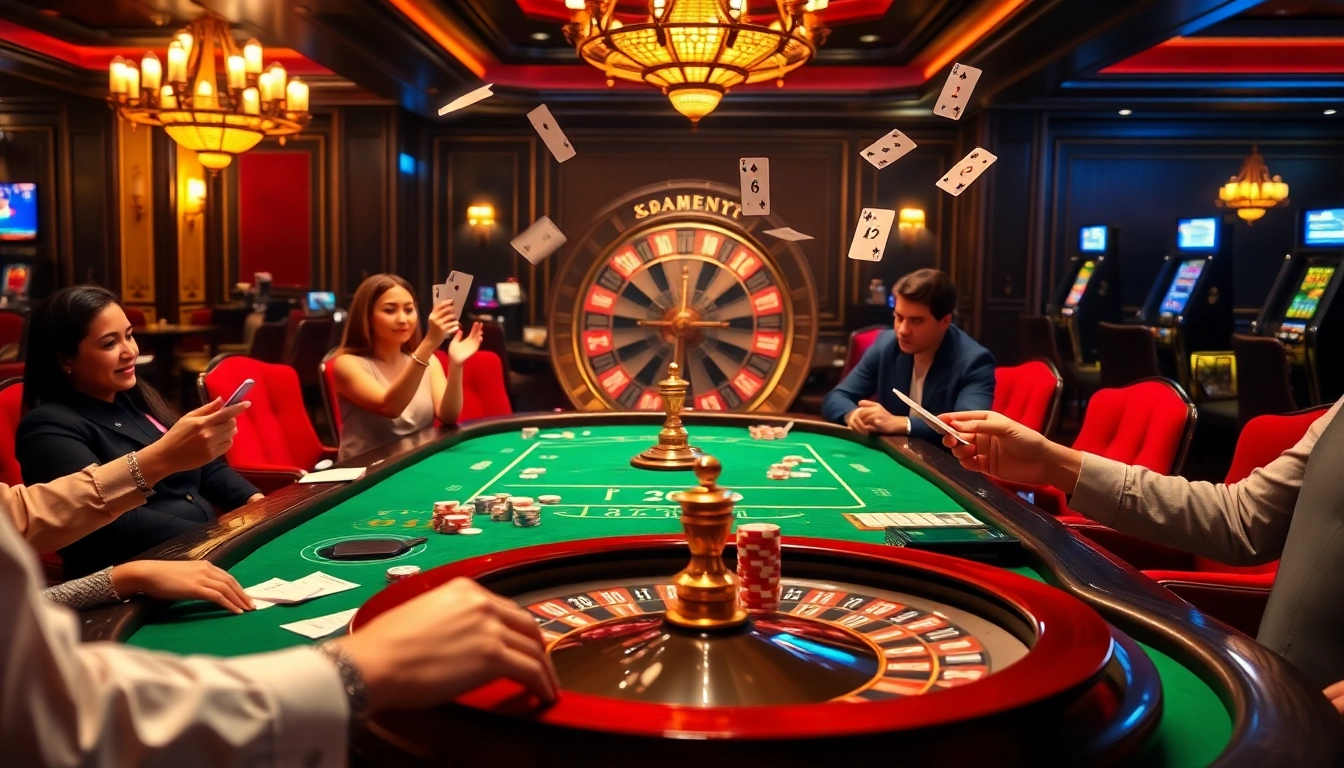 SODO CASINO poker gameplay scene highlighting excitement and luxury with vibrant cards and chips.