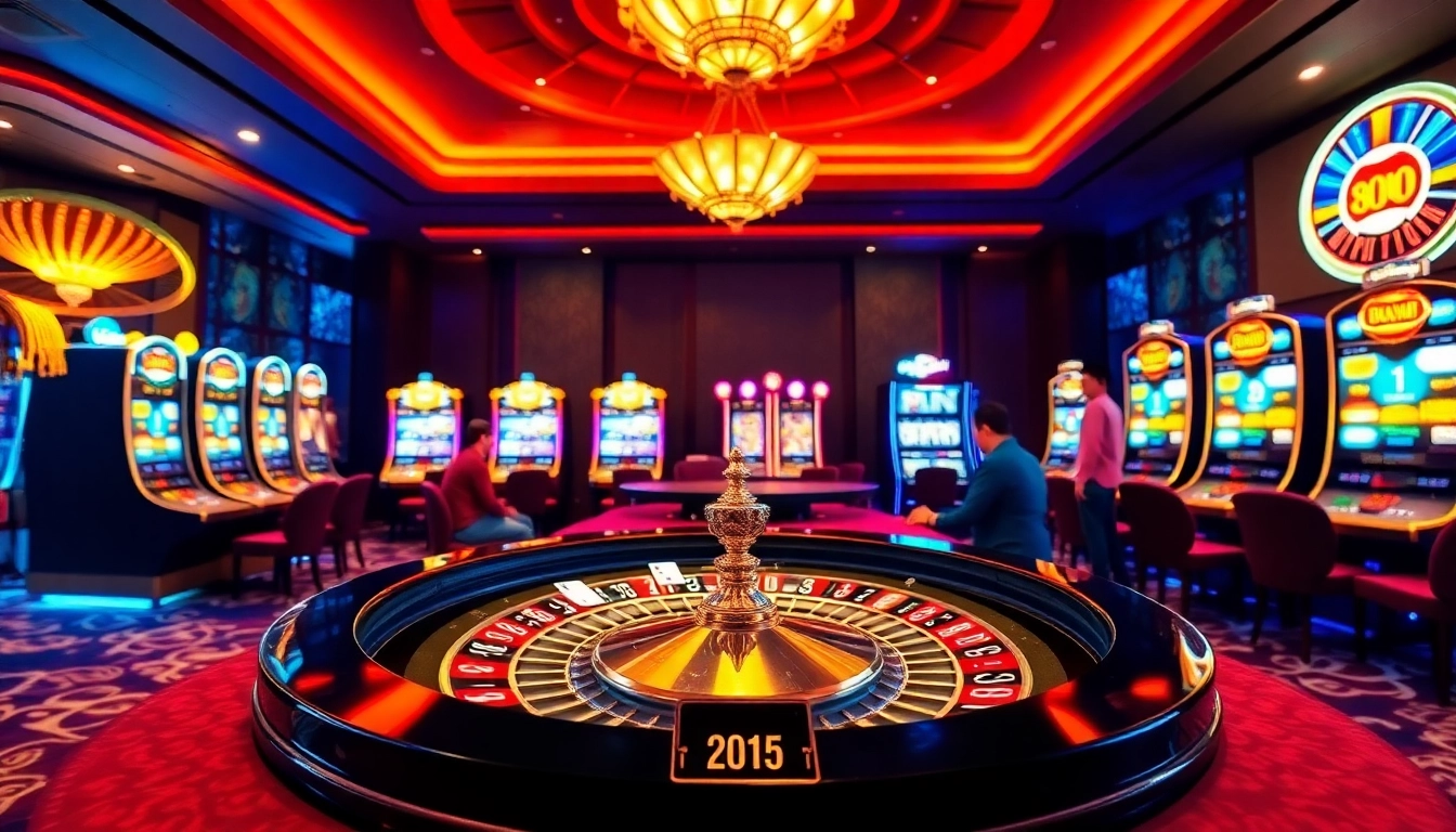 Experience the excitement of gambling at https://13win-asia.com/ with professional casino setups featuring roulette tables and slot machines.
