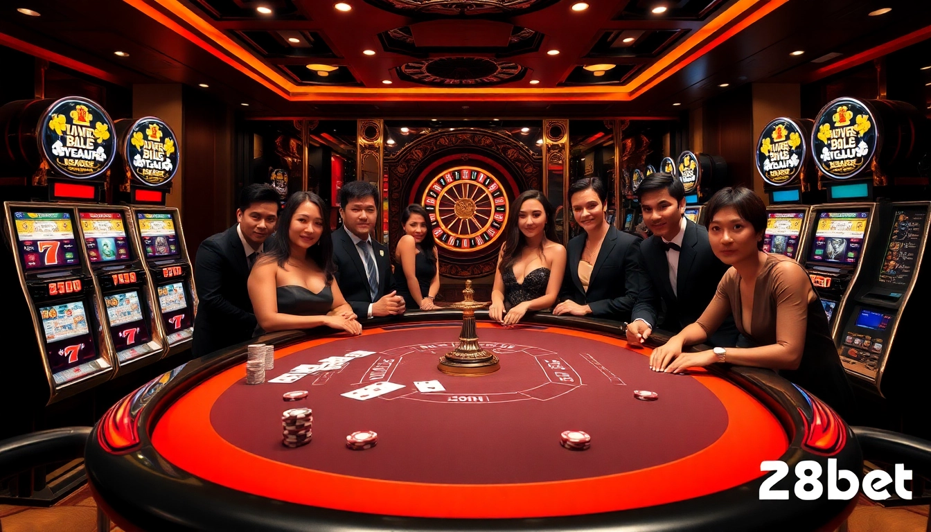 Experience the thrill of winning at 28bet's luxurious casino games with exciting poker and slot machines.