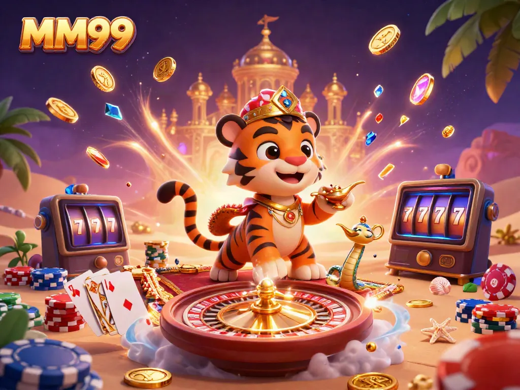 Engage with MM99, an enchanting online casino experience featuring magical characters and vibrant game elements.