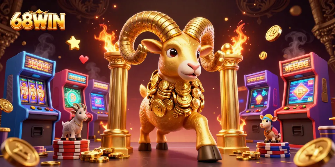 Experience excitement at 68WIN with dynamic gambling visuals and vibrant arcade themes.