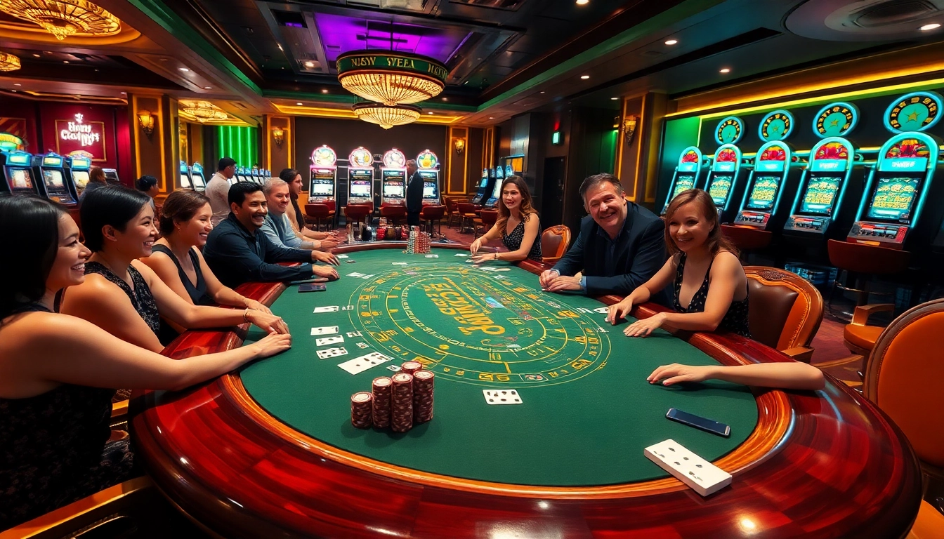 Experience the thrill of a high-stakes game at the 7m blackjack table in a luxurious casino.