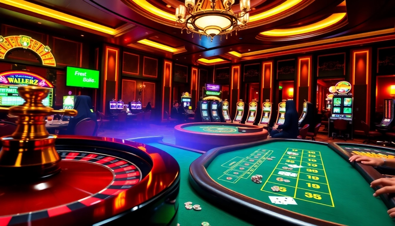 Experience thrilling online gambling with 7m cn, featuring dynamic casino tables and vibrant gaming elements.