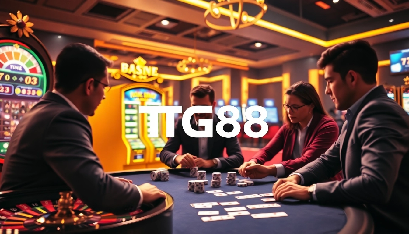 Experience high-stakes play at TG88 with vibrant casino games and professional dealers.