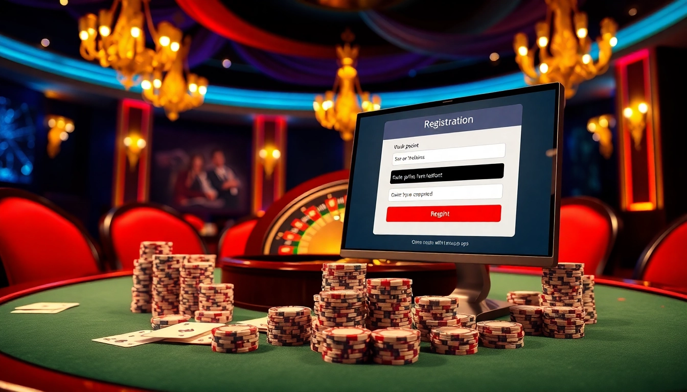 Experience the thrill of gambling as you নিবন্ধন করুন at an online casino.
