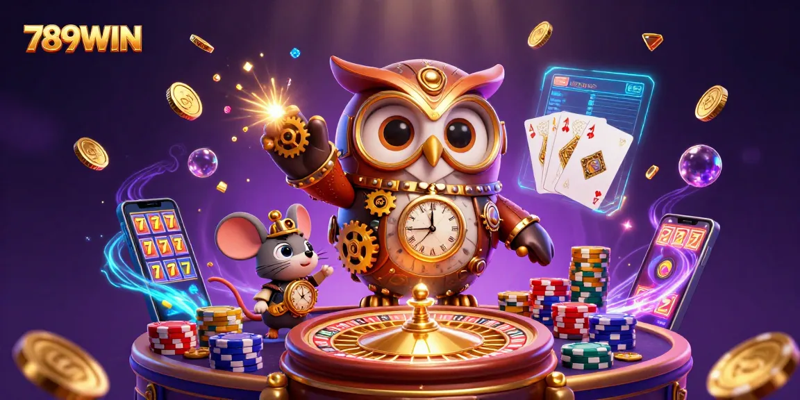 Spin the reels and win big with 789WIN's thrilling casino adventure featuring vibrant graphics.