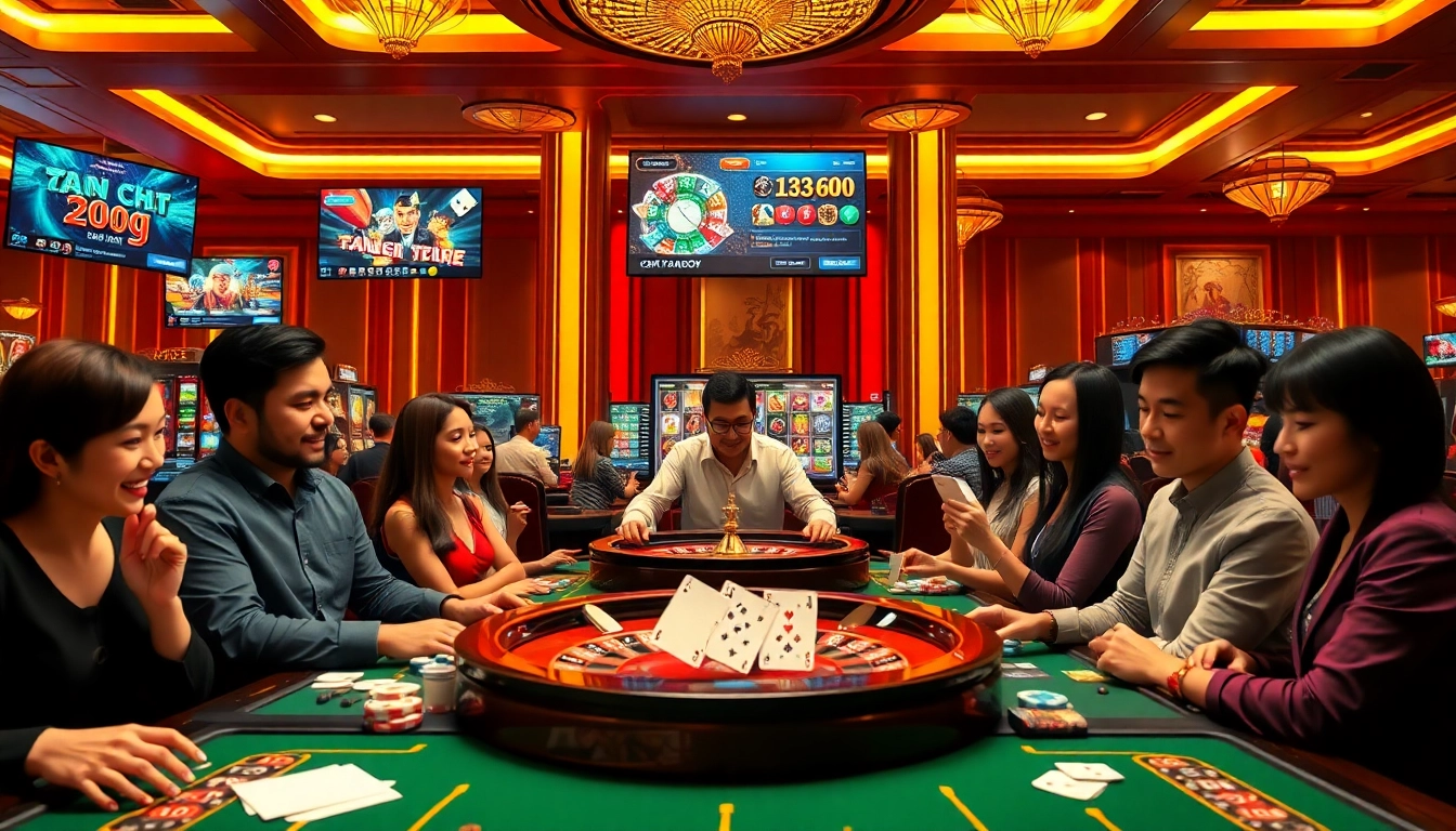 Experience gambling excitement on Trang Chủ Debet with engaging games, betting slips, and luxurious casino ambiance.