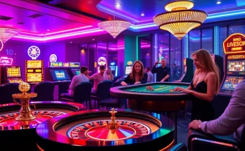 Engaging players enjoying the nohu90 online casino experience with vibrant slot machines and live dealers.