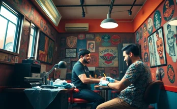 Explore the colorful ambiance of the tattoo parlor at https://89bet.tattoo/ featuring artistic tattoo designs and a friendly atmosphere.