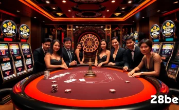 Experience the thrill of winning at 28bet's luxurious casino games with exciting poker and slot machines.