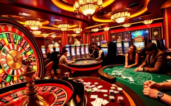 Gamble at exciting tables with https://8day-vn.jpn.com/, showcasing vibrant roulette wheels and slot machines.