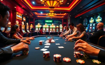 Action-packed poker scene at trang chủ 79king, highlighting colorful chips and skilled players.